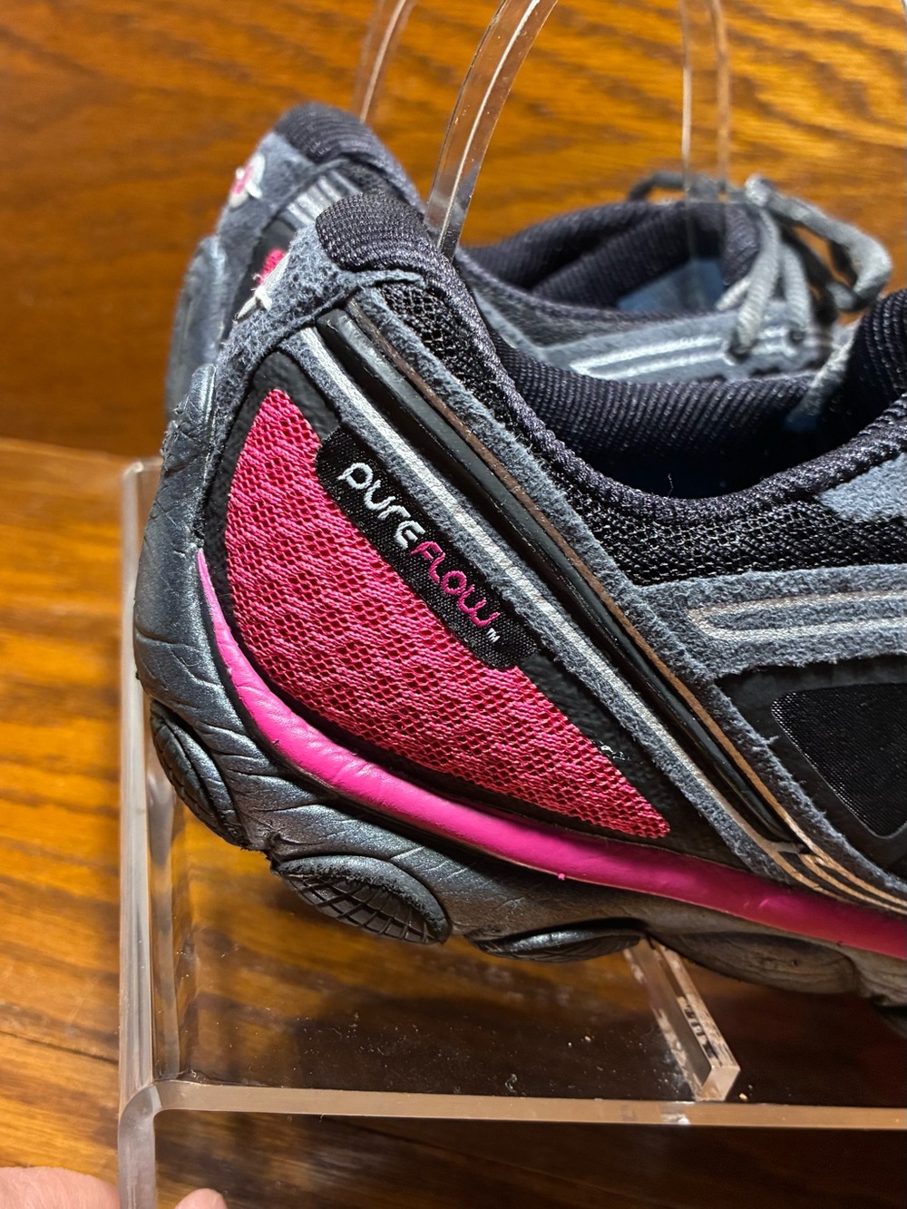 Brooks PureFlow 3 Running Shoes Black Pink Women’s 7.5 - Picture 9 of 12